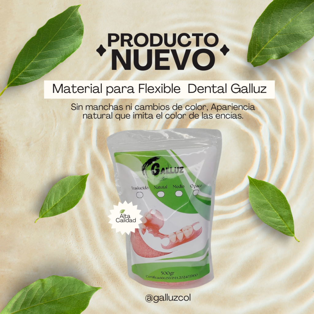 Material Flexible para prótesis Dental